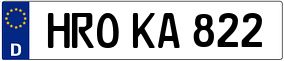 Truck License Plate